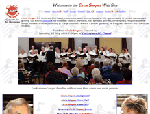 Tablet Screenshot of cinci-circlesingers.org